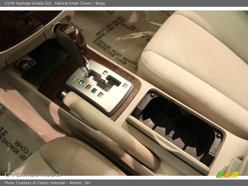 Natural Khaki Green / Beige 2008 Hyundai Sonata GLS