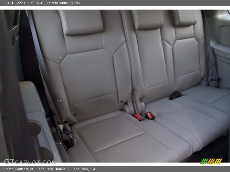 Taffeta White / Gray 2011 Honda Pilot EX-L