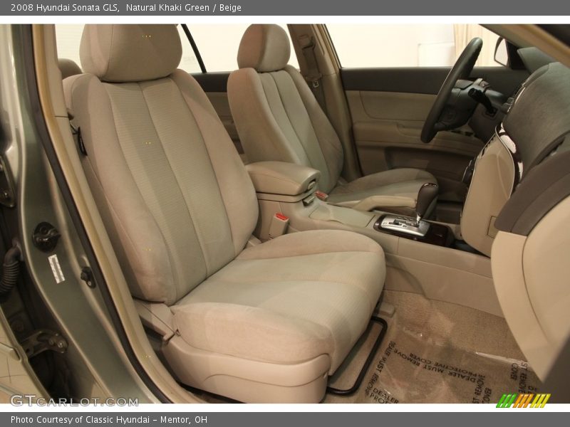 Natural Khaki Green / Beige 2008 Hyundai Sonata GLS