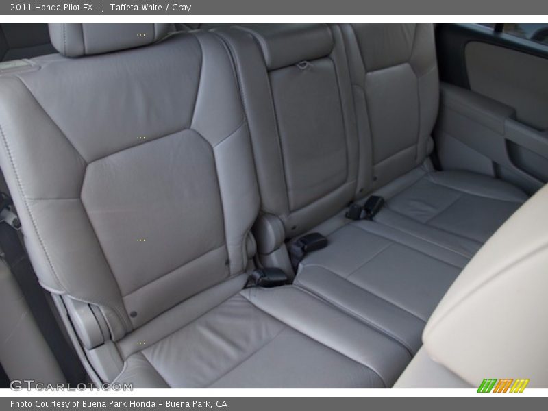 Taffeta White / Gray 2011 Honda Pilot EX-L