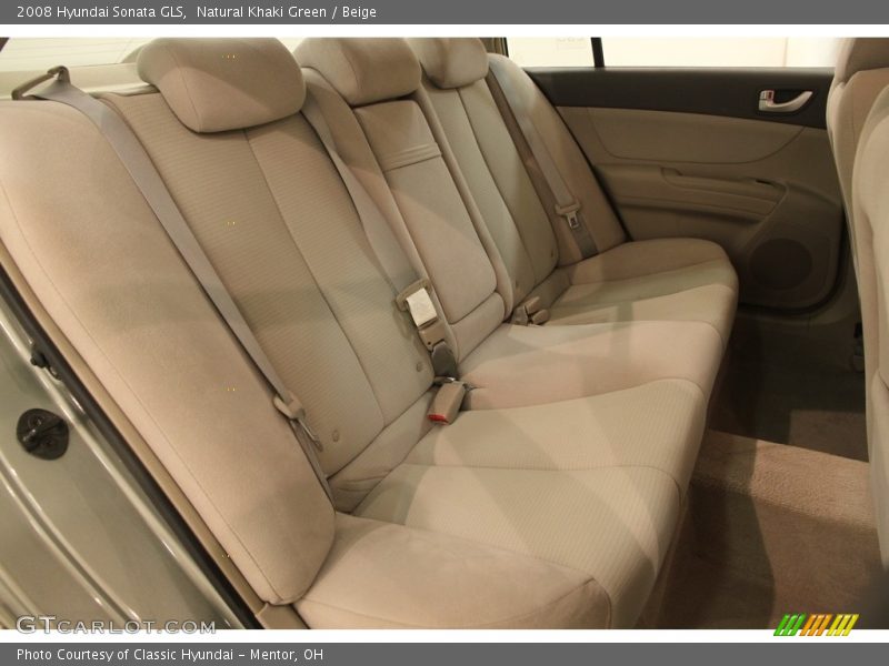 Natural Khaki Green / Beige 2008 Hyundai Sonata GLS