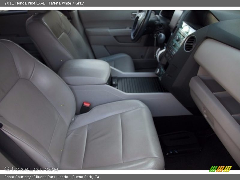 Taffeta White / Gray 2011 Honda Pilot EX-L