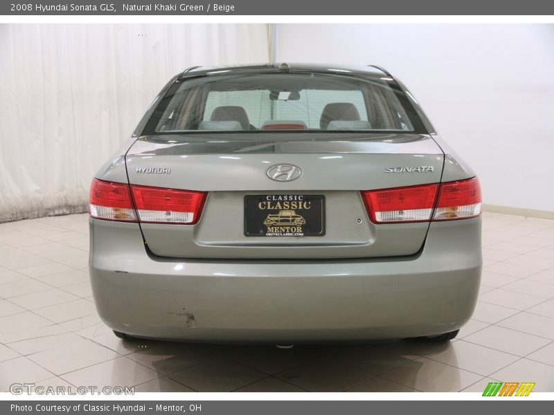 Natural Khaki Green / Beige 2008 Hyundai Sonata GLS