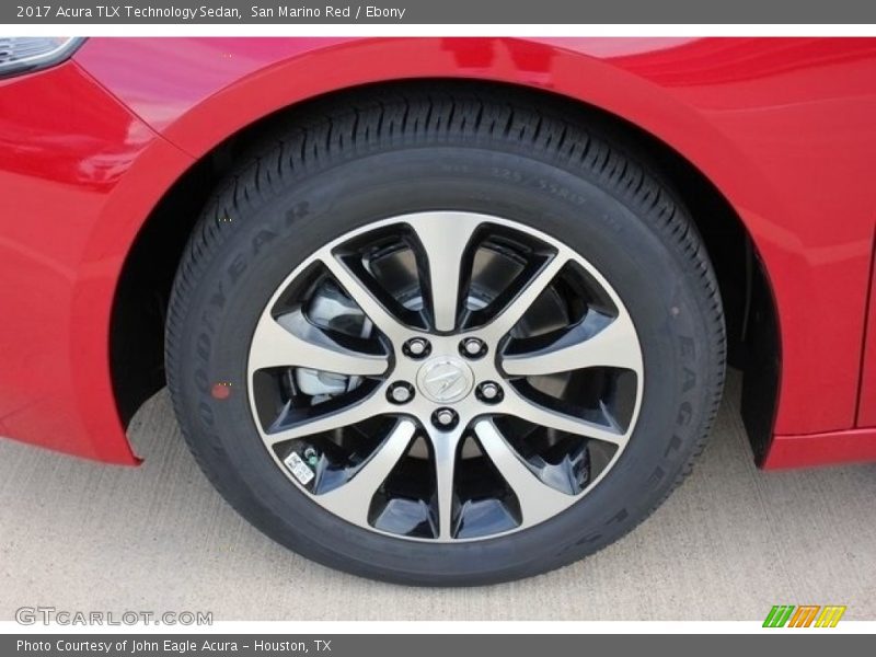 San Marino Red / Ebony 2017 Acura TLX Technology Sedan