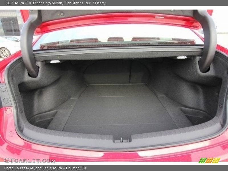 San Marino Red / Ebony 2017 Acura TLX Technology Sedan