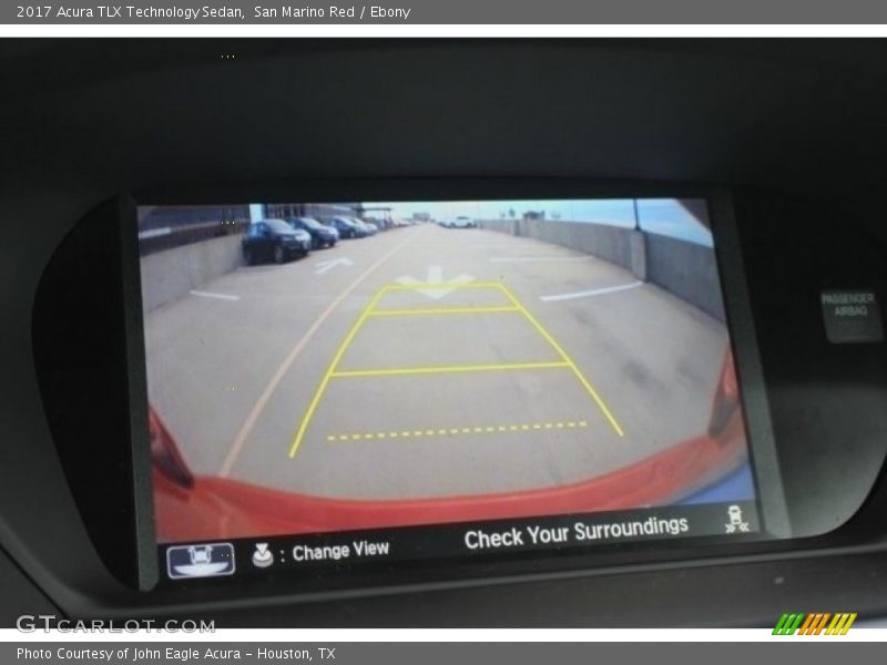 San Marino Red / Ebony 2017 Acura TLX Technology Sedan