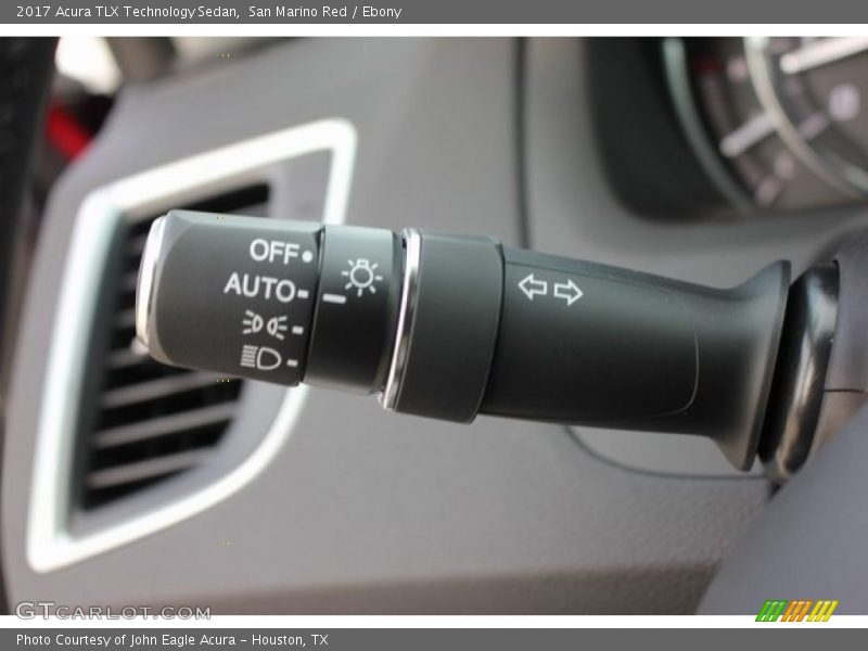 San Marino Red / Ebony 2017 Acura TLX Technology Sedan