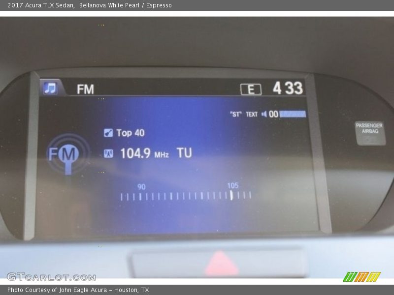 Bellanova White Pearl / Espresso 2017 Acura TLX Sedan