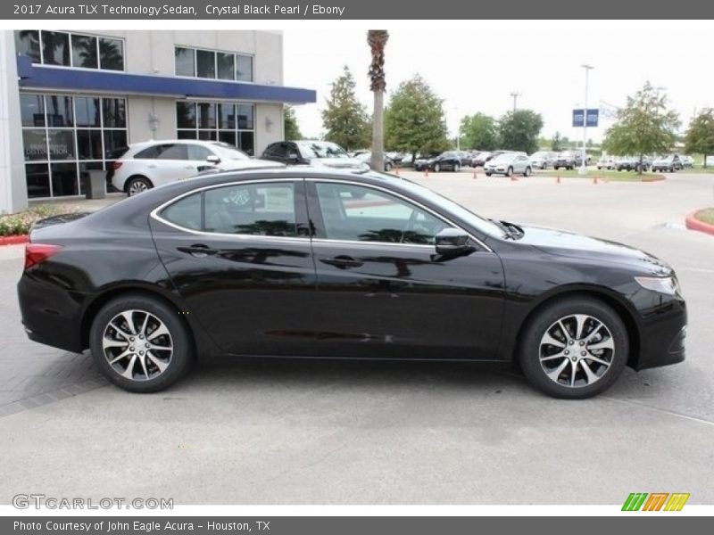 Crystal Black Pearl / Ebony 2017 Acura TLX Technology Sedan