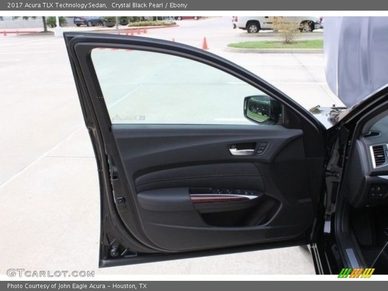 Crystal Black Pearl / Ebony 2017 Acura TLX Technology Sedan