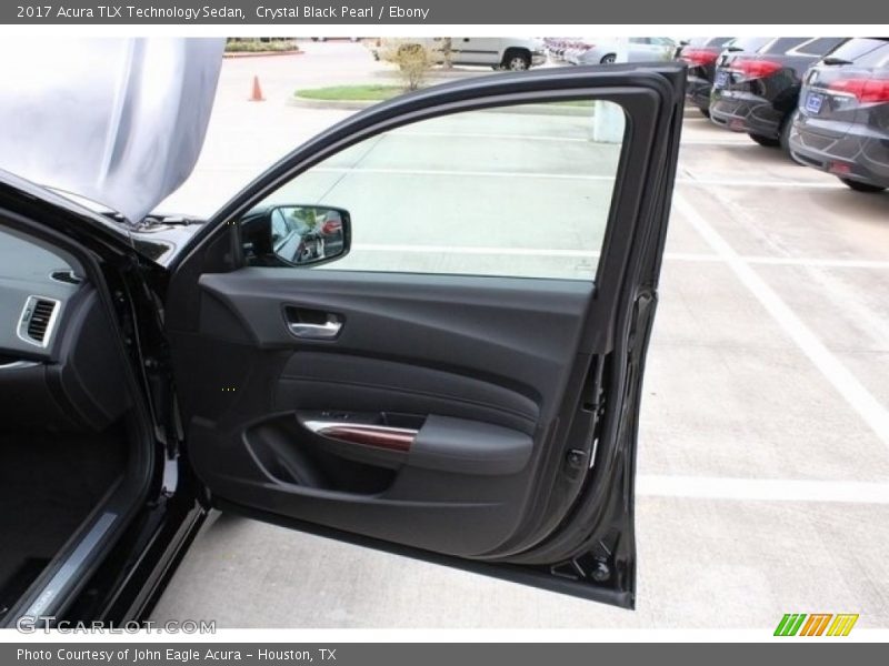 Crystal Black Pearl / Ebony 2017 Acura TLX Technology Sedan