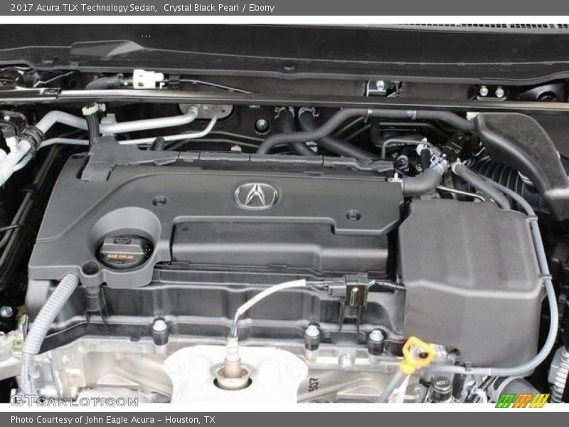 Crystal Black Pearl / Ebony 2017 Acura TLX Technology Sedan