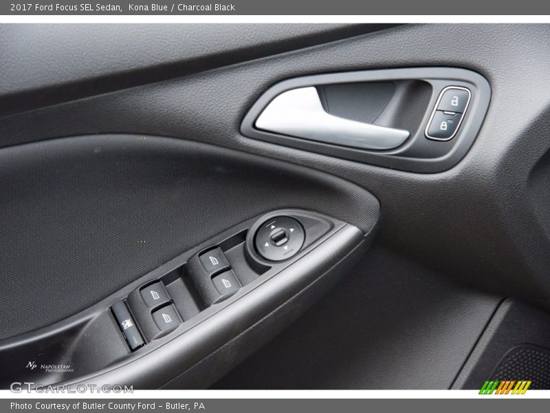 Kona Blue / Charcoal Black 2017 Ford Focus SEL Sedan