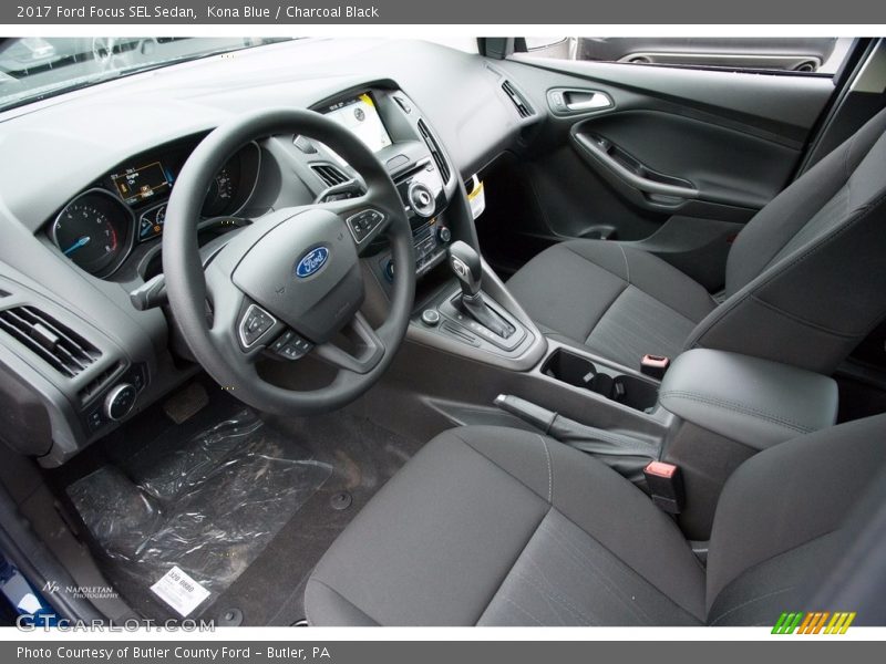 Kona Blue / Charcoal Black 2017 Ford Focus SEL Sedan