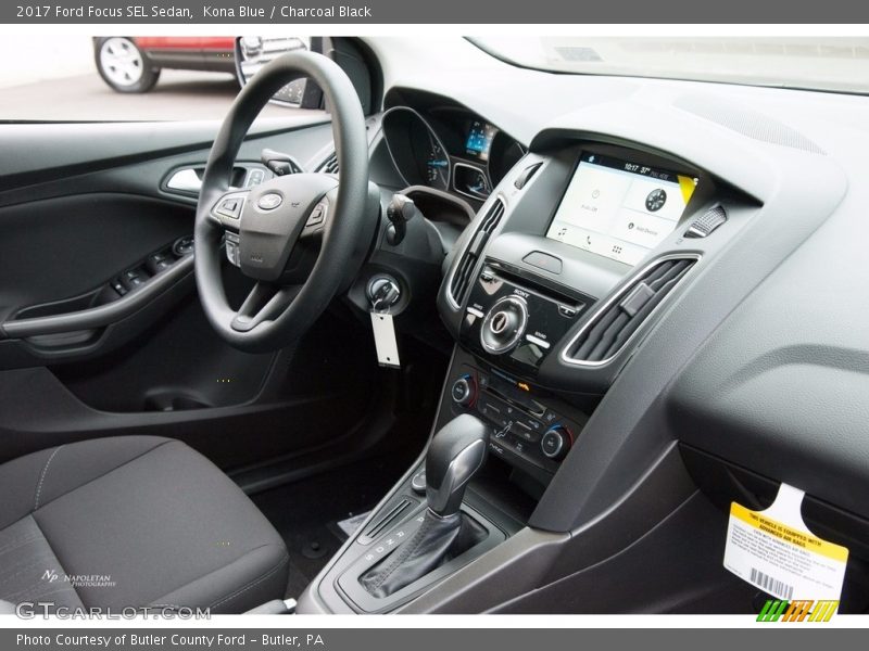 Kona Blue / Charcoal Black 2017 Ford Focus SEL Sedan