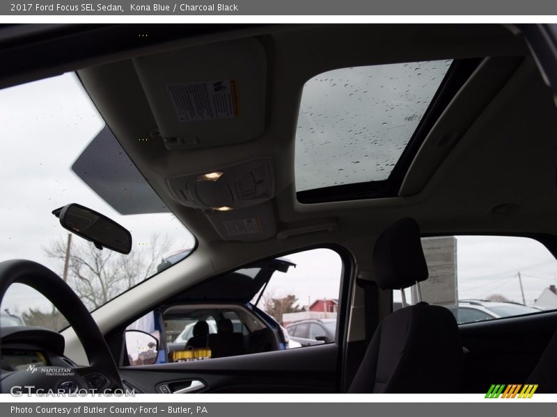 Kona Blue / Charcoal Black 2017 Ford Focus SEL Sedan