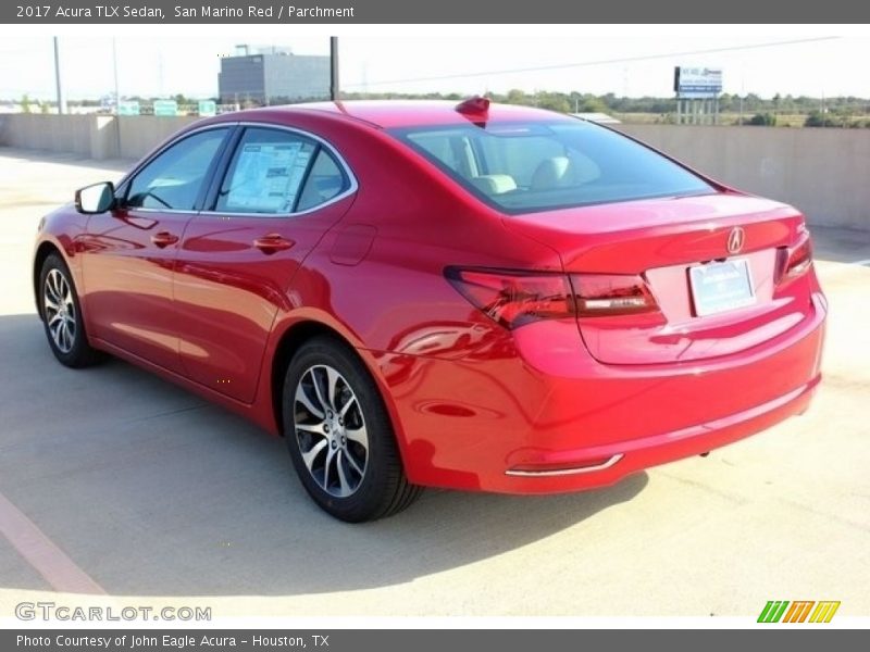 San Marino Red / Parchment 2017 Acura TLX Sedan