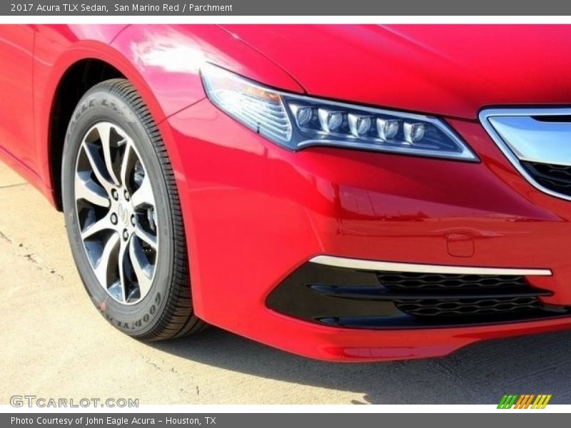 San Marino Red / Parchment 2017 Acura TLX Sedan