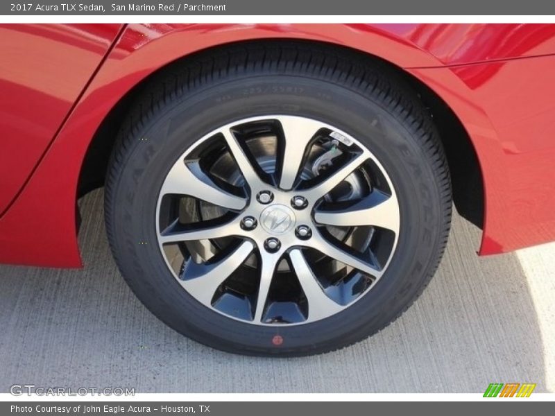 San Marino Red / Parchment 2017 Acura TLX Sedan