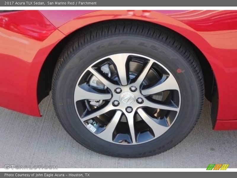 San Marino Red / Parchment 2017 Acura TLX Sedan