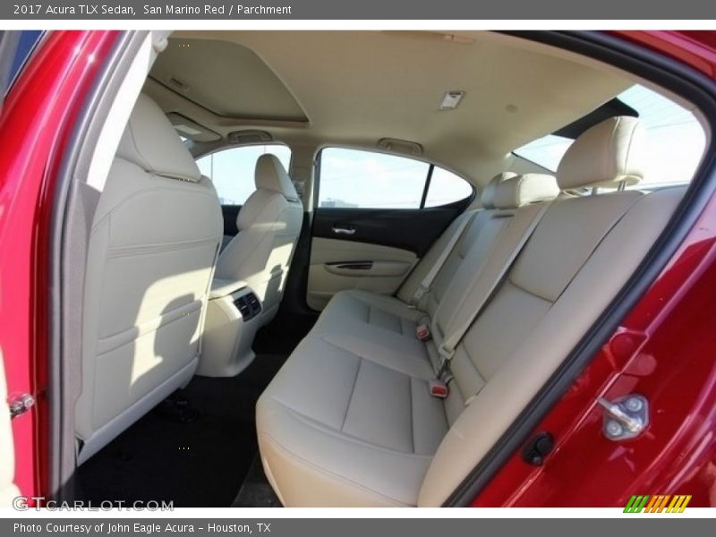 San Marino Red / Parchment 2017 Acura TLX Sedan