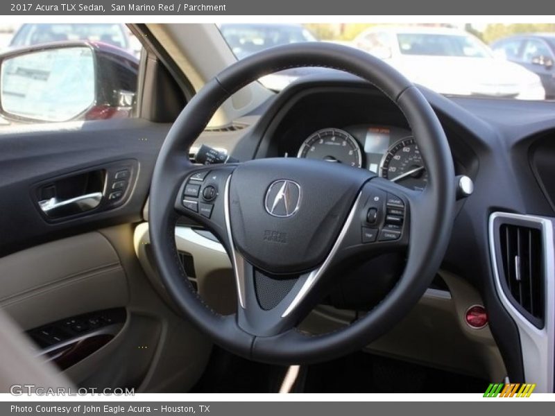 San Marino Red / Parchment 2017 Acura TLX Sedan