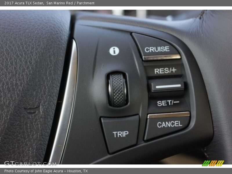 San Marino Red / Parchment 2017 Acura TLX Sedan
