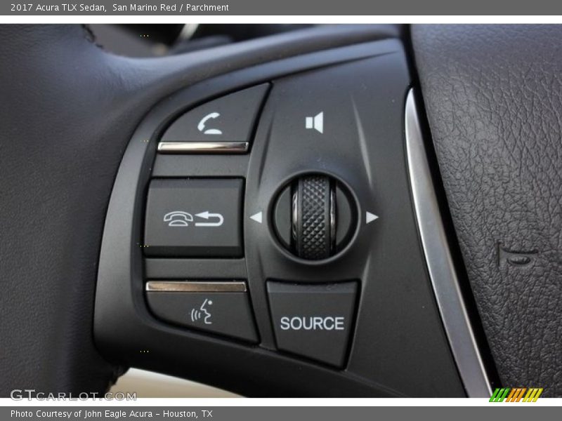 San Marino Red / Parchment 2017 Acura TLX Sedan