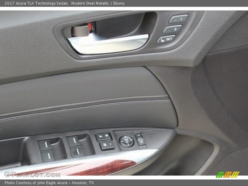 Modern Steel Metallic / Ebony 2017 Acura TLX Technology Sedan