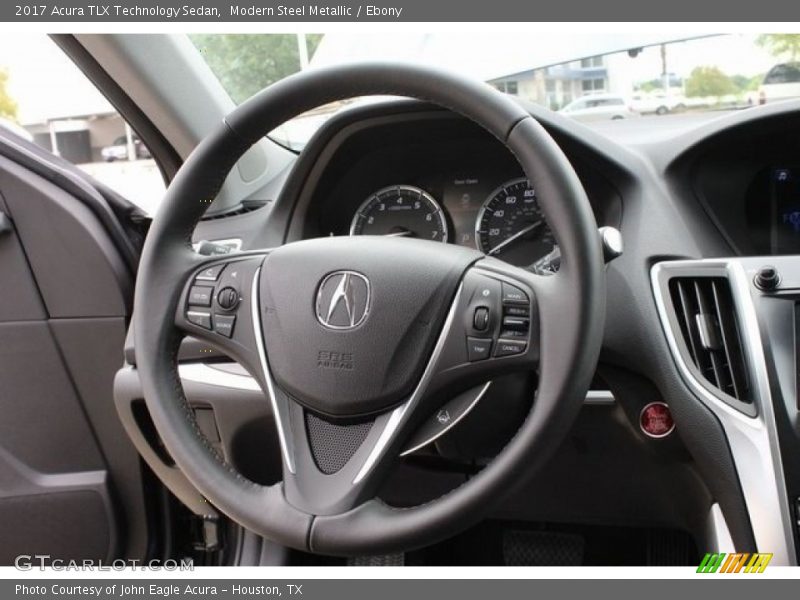 Modern Steel Metallic / Ebony 2017 Acura TLX Technology Sedan