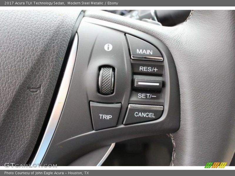 Modern Steel Metallic / Ebony 2017 Acura TLX Technology Sedan