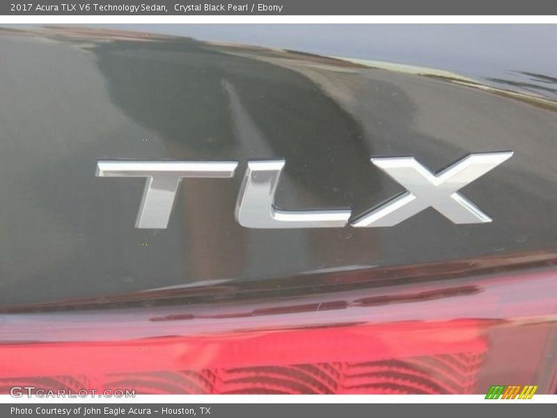 Crystal Black Pearl / Ebony 2017 Acura TLX V6 Technology Sedan
