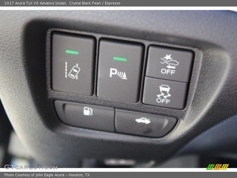 Crystal Black Pearl / Espresso 2017 Acura TLX V6 Advance Sedan
