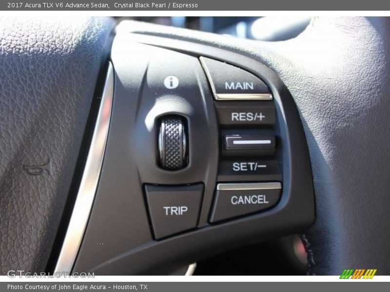 Crystal Black Pearl / Espresso 2017 Acura TLX V6 Advance Sedan