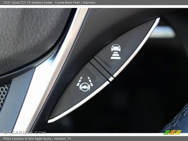 Crystal Black Pearl / Espresso 2017 Acura TLX V6 Advance Sedan
