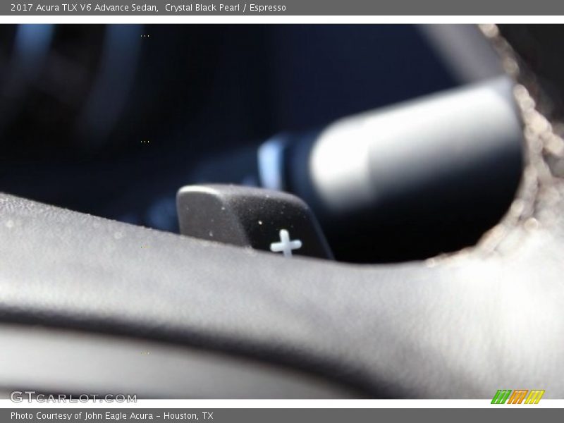 Crystal Black Pearl / Espresso 2017 Acura TLX V6 Advance Sedan
