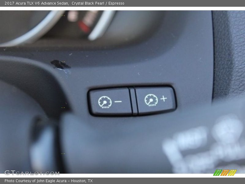 Crystal Black Pearl / Espresso 2017 Acura TLX V6 Advance Sedan