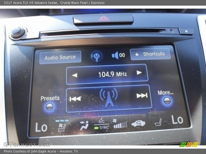 Crystal Black Pearl / Espresso 2017 Acura TLX V6 Advance Sedan