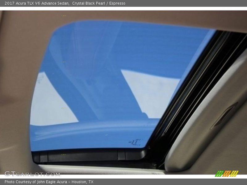 Crystal Black Pearl / Espresso 2017 Acura TLX V6 Advance Sedan