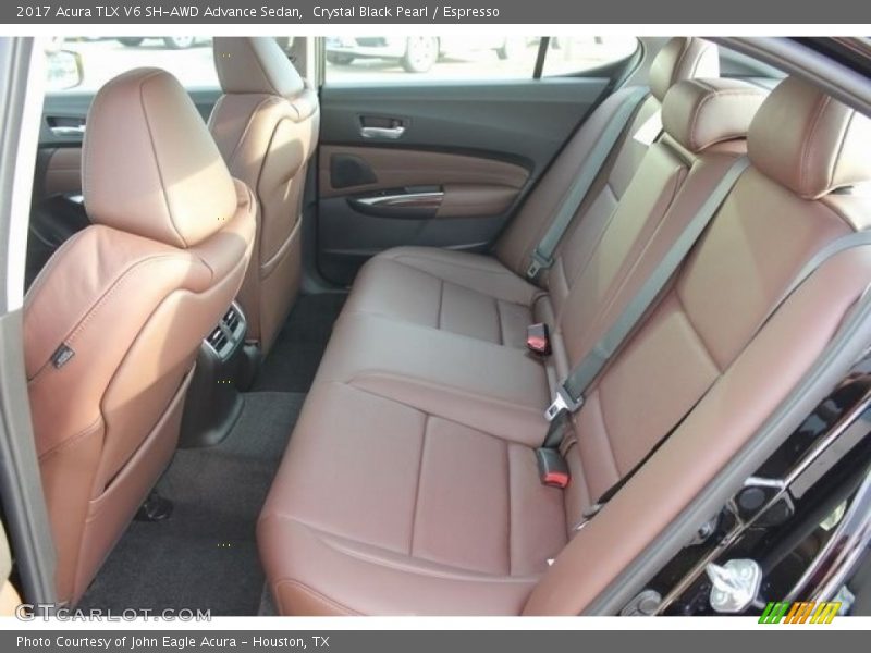 Rear Seat of 2017 TLX V6 SH-AWD Advance Sedan