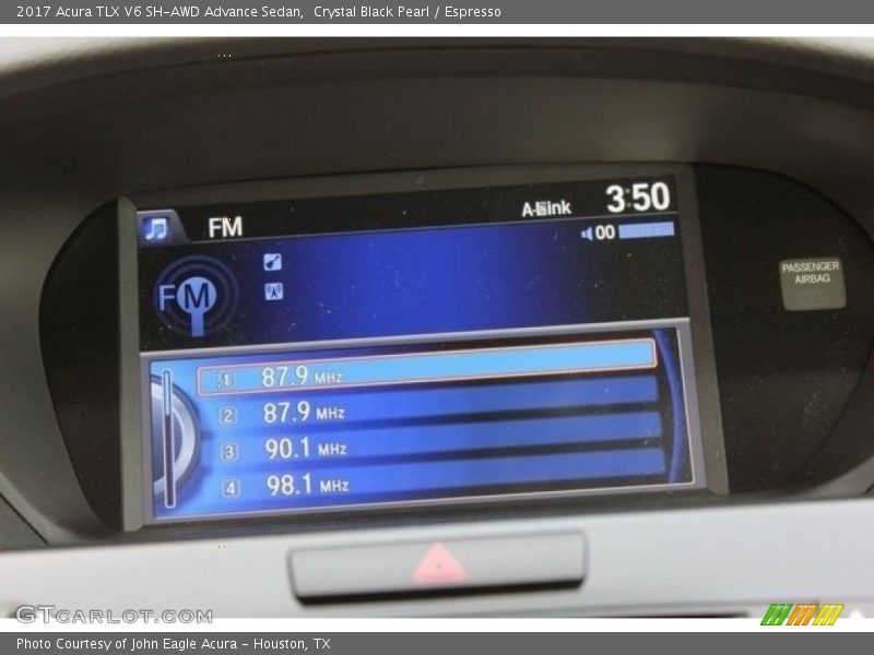 Audio System of 2017 TLX V6 SH-AWD Advance Sedan