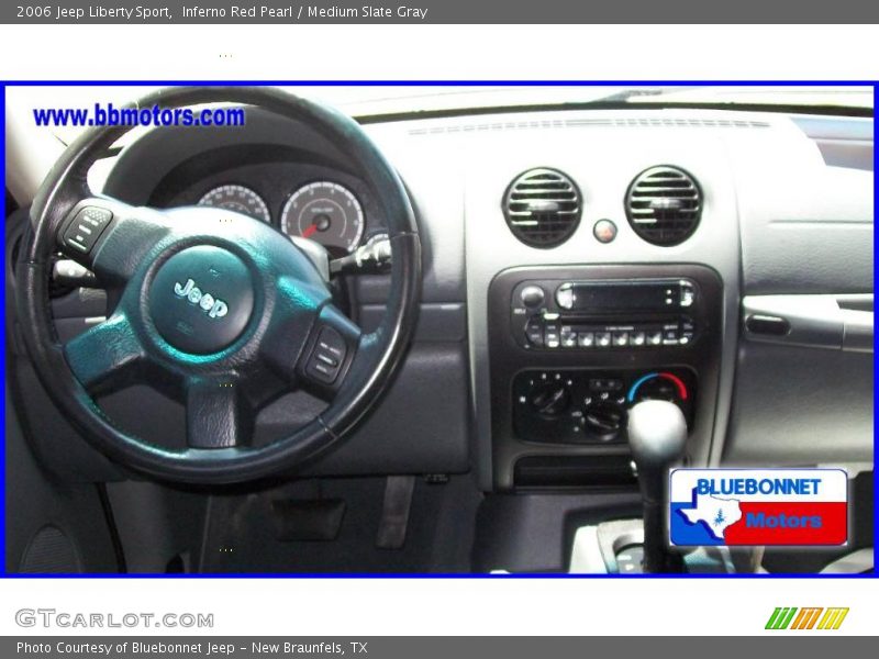 Inferno Red Pearl / Medium Slate Gray 2006 Jeep Liberty Sport