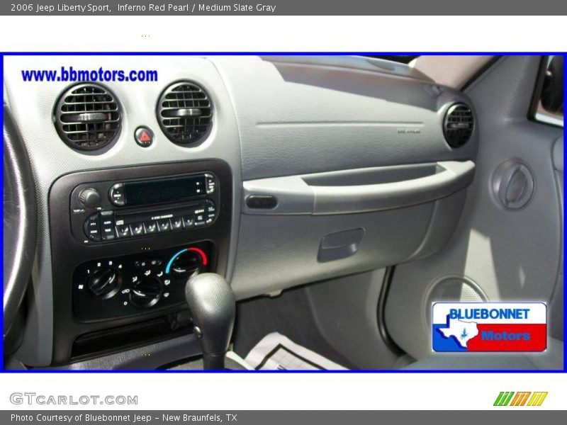 Inferno Red Pearl / Medium Slate Gray 2006 Jeep Liberty Sport