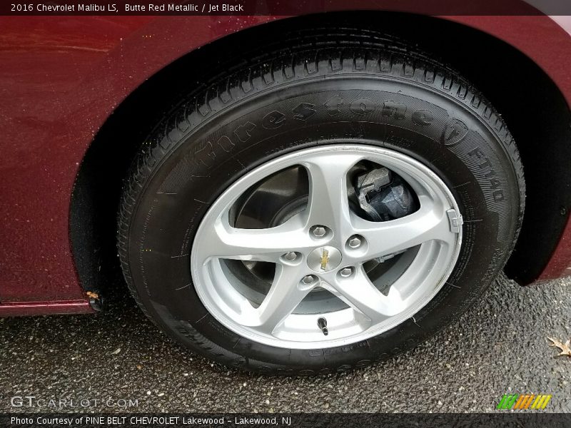 Butte Red Metallic / Jet Black 2016 Chevrolet Malibu LS
