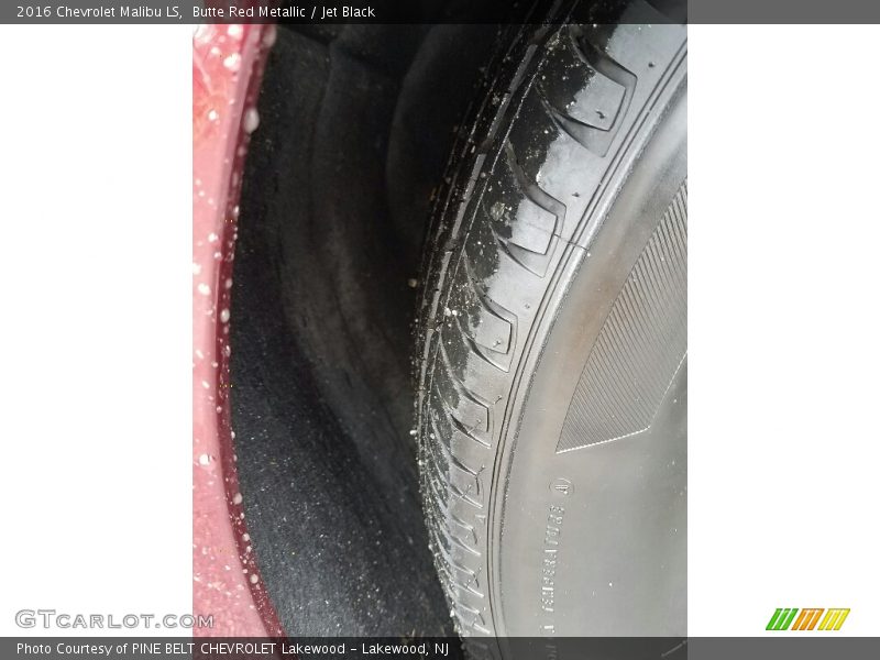 Butte Red Metallic / Jet Black 2016 Chevrolet Malibu LS
