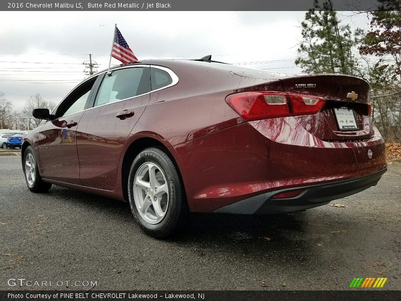 Butte Red Metallic / Jet Black 2016 Chevrolet Malibu LS