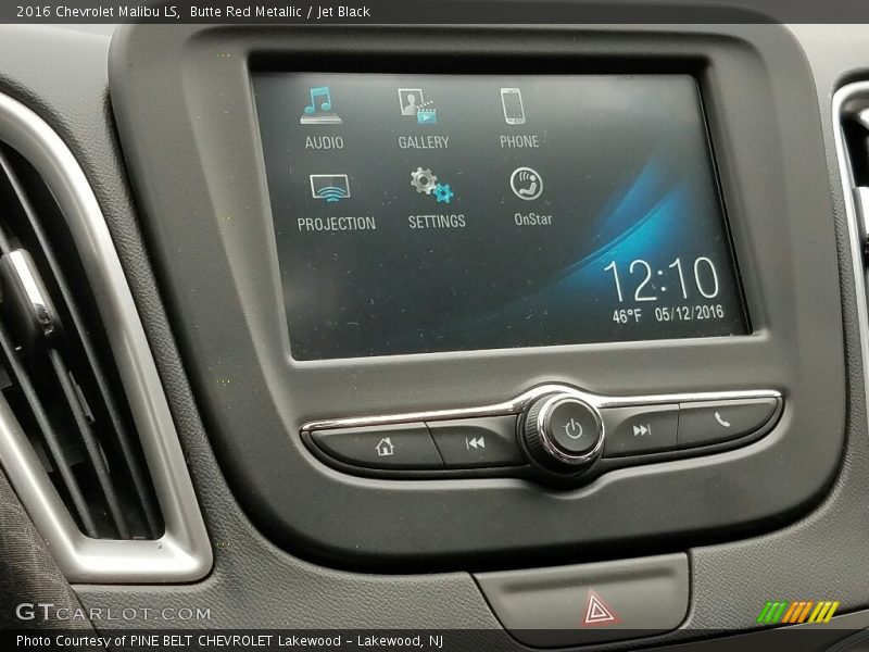 Butte Red Metallic / Jet Black 2016 Chevrolet Malibu LS