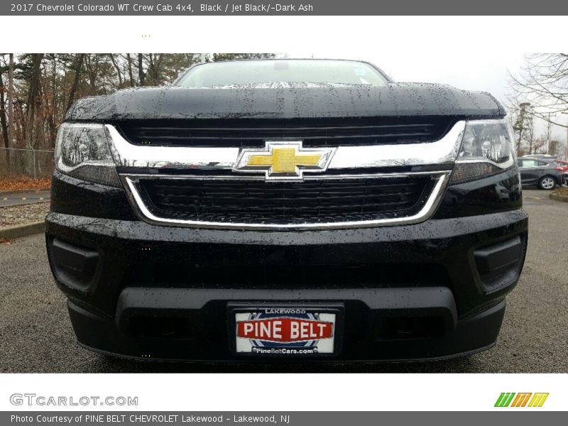 Black / Jet Black/­Dark Ash 2017 Chevrolet Colorado WT Crew Cab 4x4