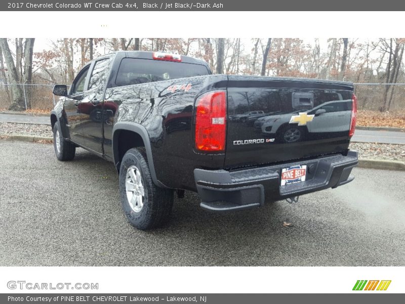 Black / Jet Black/­Dark Ash 2017 Chevrolet Colorado WT Crew Cab 4x4