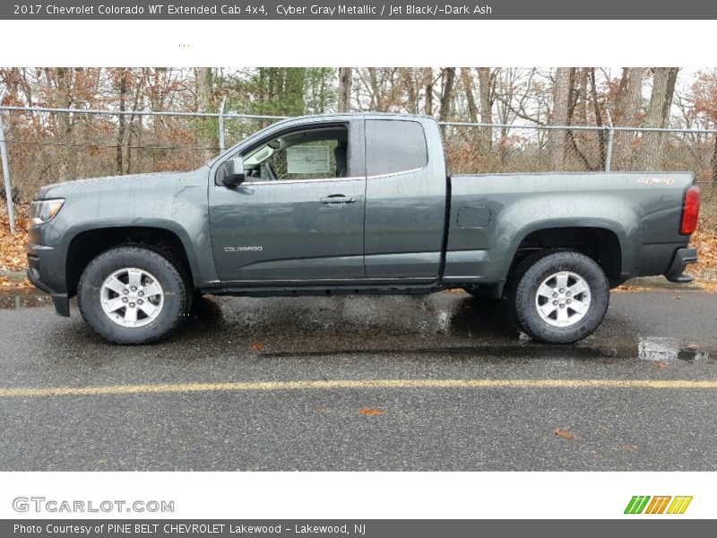  2017 Colorado WT Extended Cab 4x4 Cyber Gray Metallic